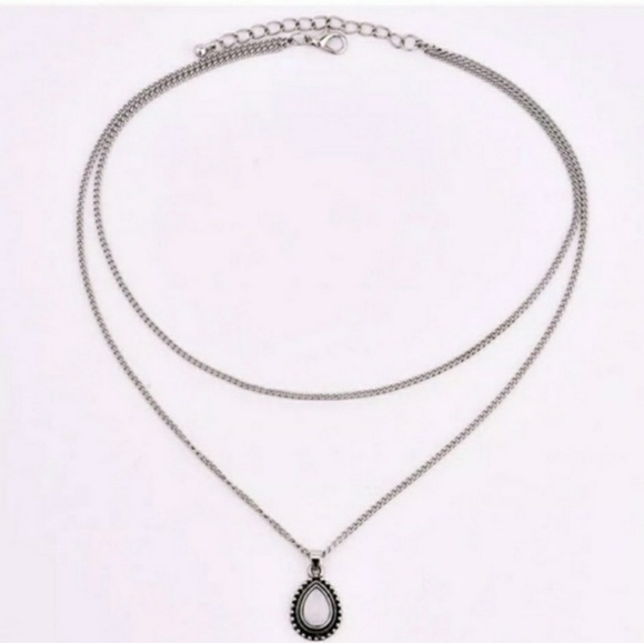 NEW Retro Dip Pendant Boho Bohemian Necklace - Picture 2 of 3